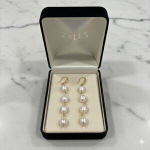 Genuine 18K Gold over vintage Brass | Natural Baroque Pearls Earrings